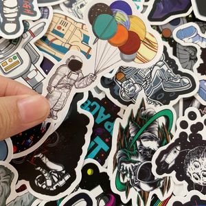 50ชิ้นสติกเกอร์นักบินอวกาศของเล่นสำหรับเด็กเอเลี่ยนยูเอฟโอนอกพื้นที่เรือจรวดดาวเคราะห์แล็ปท็อปสติกเกอร์แพ็ค - Product Image 4