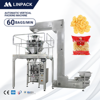 Machine d'emballage verticale automatique multifonctionnelle pour le remplissage et la fermeture de sacs de film pour les pâtes fusilli et macaroni