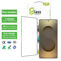 Protection d'écran en verre pour téléphone portable Samsung S24 S25 + Ultra Plus, anti-reflet, anti-rayures, haute définition, vente en gros