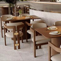 Meubles de restaurant de luxe très demandés en Japon, buffet rond de qualité supérieure, ensemble table et chaises de banquet, mobilier de cafétéria