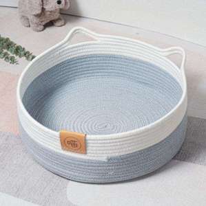 Popolare corda di cotone tessuto Cat Cat Nest quattro stagioni universale tessuto a mano gatto graffiatura lettiera Rattan <span class=keywords><strong>casa</strong></span> di cane lavabile - Product Image 3