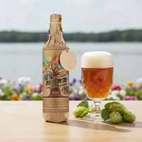 Bière artisanale originale Kingstar, bouteilles de 750 ml, boissons alcoolisées, 3,3 % ABV, goût naturel, style champagne, vente chaude, bars, usage personnel