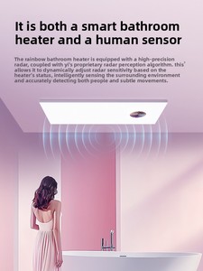 Calentador de Baño Inteligente <span class=keywords><strong>Yeelight</strong></span> con Ventilador y Calefacción, Iluminación RGB y Altavoz Integrado, Motor de Doble Núcleo L-CHYBL3, Venta al Por Mayor, MOQ 10 Unidades - Product Image 4