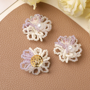 Perles poney à <span class=keywords><strong>sequins</strong></span> de 27 mm en gros, perles fleur métallisées brillantes pour la fabrication artisanale de boucles d'oreilles, épingles à cheveux de mariage, colliers et fournitures d'artisanat - Product Image 4