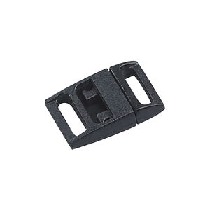 Boucle en plastique noir pour sac, lanière, <span class=keywords><strong>soutien</strong></span>-<span class=keywords><strong>gorge</strong></span>, fermoir de sécurité amovible, pour ceinture en plastique, accessoires - Product Image 2