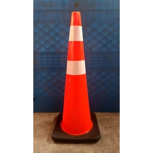 28 màu Đỏ phản chiếu PVC giao thông nón với nhấp nháy ánh sáng cho xây dựng khu & đường cao tốc - Product Image 3