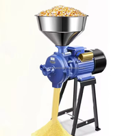 Moulin Électrique Sec et Humide pour Farine de Riz, Maïs, Lait de Soja, Arachides – Broyeur Commercial et Domestique Polyvalent pour Céréales