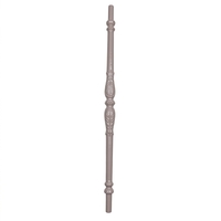 Tube de balustre d'escalier moderne en fer, peignable, pour rampes d'escalier de villa extérieure, fixation murale