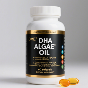 高品质 <span class=keywords><strong>DHA</strong></span> 藻类油纯素软胶囊 60 粒定制胶囊，适合自有品牌，促进大脑健康，批发，交货时间快 - Product Image 2