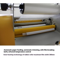 3816 Einseitige Anti-Roll-Heißlaminiermaschine mit automatischer Papierzufuhr und Infrarot-Temperaturregelung für Stanzarbeiten