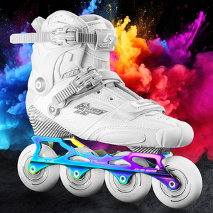 Patines en Línea de Fibra de Carbono con Logotipo Personalizado, Patines de Carreras Ligeros para Niños y Adultos, Impermeables, Profesionales, para Slalom - Product Image 1