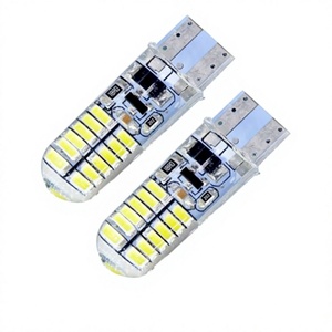 Nouvelle lampe LED de voiture T10 194 W5W 12V bleue 10W Canbus, feux de stationnement W2.1x9.5D 4014 24SMD, ampoule sans erreur - Product Image 4