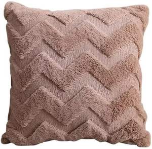 45x45 luxe blanc rose doux en peluche housse de coussin décoratif jeter oreiller couvre pour lit salon <span class=keywords><strong>canapé</strong></span> <span class=keywords><strong>canapé</strong></span> - Product Image 6