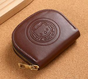 Nouveau Sac à Main Portable en PU Motif Chat Mignon 2026 avec Fermeture Éclair, Porte-Cartes Unisexe, Mini Portefeuille Demi-Lune Tendance - Product Image 6