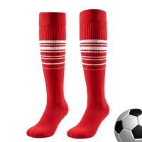 Chaussettes de football antidérapantes personnalisées, respirantes et absorbant l'humidité, chaussettes de sport pour le football