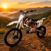 Moto tout-terrain 125cc pour jeunes, fabriquée en usine