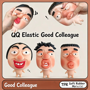 Muñeco de Cabeza Grande, Juguete Blandito de Rebote Rápido, Juguete Sensorial para Aliviar el Estrés y la Ansiedad, para Niños, Adolescentes y Adultos, Unisex - Product Image 2