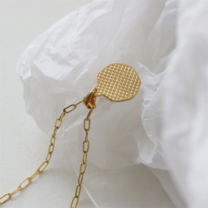 Collar de Cadena con Colgante Irregular de Acero Inoxidable Chapado en Oro, con Dije de Ángel Cupido, para Aniversario, Gran Venta - Product Image 4
