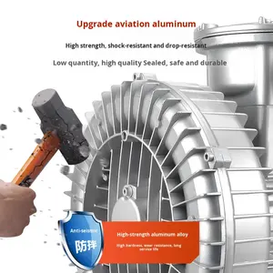 Взрывозащищенный высоконапорный алюминиевый вихревой вентилятор высокой мощности, 380В, промышленный турбинный воздуходувка CT4/BT4, гарантия 1 год - Product Image 3