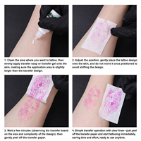Papier de transfert pour tatouage A4, papier thermique pour copie de tatouage à 4 couches, 100 feuilles pour machine à copier thermique pour tatoueurs