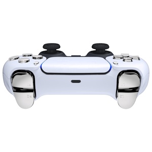 เปลี่ยนปุ่ม D-pad R1 L1 R2 L2 ทริกเกอร์ ปุ่มหน้าปัด สีโครเมียมเงิน ชุดปุ่มครบชุด สำหรับคอนโทรลเลอร์ PS5 รุ่น BDM-030/040/050/060 - Product Image 4
