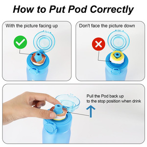 750ml không khí có hương vị chai nước thể thao cup trái cây Hương vị hương vị chai nước cho tập thể dục ngoài trời chạy đi bộ đường dài - Product Image 5