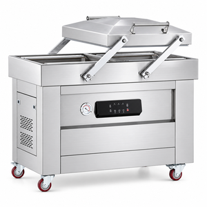 Máquina de Envasado al Vacío de Doble Cámara con Pantalla Táctil Comercial, Sellado Doble de 400 mm para Carne, Mariscos y Procesamiento de Alimentos - Product Image 1