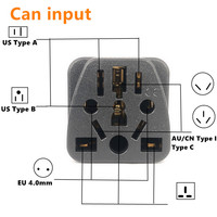 Adaptador de Enchufe Universal para Reino Unido/Malasia/Singapur, Convierte Enchufes de EE. UU./UE/AU/Reino Unido a Enchufes de Reino Unido, Adaptador de Viaje con Fusible de 13 A, Enchufe de Plástico