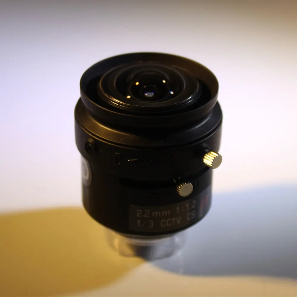 1/3 "2.2mm CS 마운트 F1.2 CCTV 렌즈 Tamron 렌즈