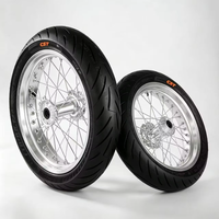 Kit de roues Supermoto Surron Ultra Bee Talaria MX4 MX5 17 pouces, moyeu en aluminium CNC, pneus 100/80-17 130/70-17, moto électrique tout-terrain