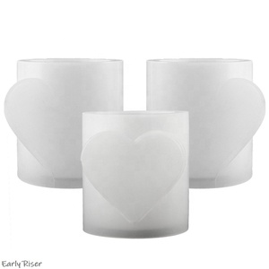 Early Riser ins popular DIY Love vela taza Día de San Valentín pareja portalápices molde de silicona herramienta de fabricación de pegamento - Product Image 4