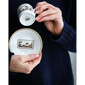 Set da Tè Decorativo Richard Ginori Fiesole, Elegante Servizio di Stoviglie - Product Image 6