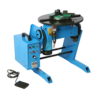 Positionneur de soudage HD-50 50KG avec table rotative, alimentation 110V/220V et inclinaison 0-90° pour mandrin de pièce circulaire en tube