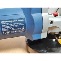 Meuleuse d'angle sans balais 125 mm 1250 W AC220v~240v avec moteur à aimant permanent, vitesse variable professionnelle, meuleuse à découper le métal M14