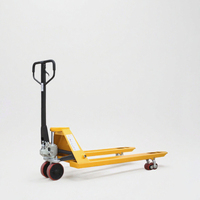 Chariot à palettes manuel avec balance intégrée 2000 kg, hauteur de levage 85 mm, pour manutention de marchandises, logistique, fermes, intérieur/extérieur, garantie 1 an