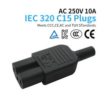 LZ-14-T2A C15 Hochleistungs-Industriestecker US-Stecker Stromkabel Verbinder 10A 250V
