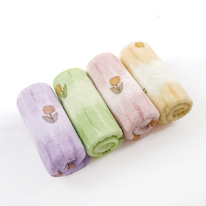 Toallas de Felpa Coral Kim Ryan de 34x74cm, Toallas Faciales Suaves y Absorbentes con Estampado para Uso Doméstico - Product Image 2