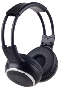 Auriculares inalámbricos estéreo, cascos de tres canales RF/UHF para fiesta silenciosa y película RF2008 - Product Image 3