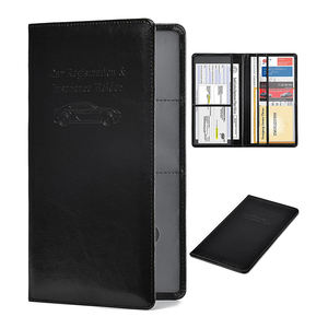 ที่ใส่<span class=keywords><strong>บัตร</strong></span>ทะเบียนรถและประกัน,เคสหนังใส่<span class=keywords><strong>บัตร</strong></span>ยานพาหนะเอกสารรถยนต์ที่จัดเก็บ<span class=keywords><strong>กระเป๋า</strong></span>เงินงานกระดาษ - Product Image 1