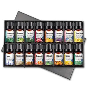 Groothandel Bulk Essentiële Olie Organisch 100% Puur Natuurlijke Massage Private Label Aromatherapie Lavendel Essentiële Olie Set