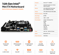 Carte mère AIO HX avec slot PCIe 5.0 x16 pour processeurs Intel 5/7/13/14e génération, idéale pour le contrôle industriel, les stations de travail graphiques, l'automatisation et l'informatique de pointe.