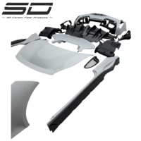 Pièces en fibre de carbone Hotter SD pour Ferrari 488, kit de carrosserie de conversion Pista, directement de l'usine, haute performance