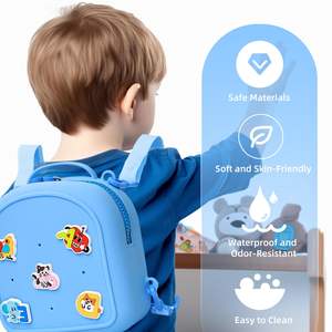 <span class=keywords><strong>Mochila</strong></span> Infantil de Silicona Azul, Pequeña, con Diseño de Personajes, Anti-Robo, con Orificios, Impermeable y con Capacidad Inferior a 20L - Product Image 6