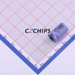 ECE2EM220G17OTPO Through-Hole <b>Aluminum</b> <b>Electrolytic</b> <b>Capacitor</b> Through hole,D10xL17mm 22uF 20% 250V 350mA-100kHz - Product Image 1