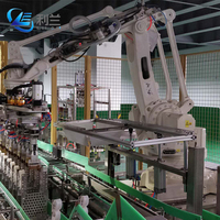Machine d'emballage robotisée automatique intelligente pour cartons de boissons, bouteilles, canettes, sacs, barils – Robot de préhension pour l'emballage en caisses