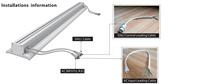 Ferme d'éclairage de volaille avec fonction de lever et de coucher du soleil lumière de corde à LED IP 66 pour ferme avicole bétail vache utilisation gradateur lumière