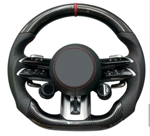 Volante Modificado de Fibra de Carbono Forjado de Alta Gama para Mercedes Benz <span class=keywords><strong>C</strong></span> GLC E S CLS <span class=keywords><strong>AMG</strong></span> - Product Image 1