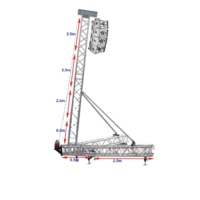 Torre elevadora de aluminio Truss Proveedor de conciertos Soporte de truss de aluminio