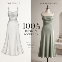 Robe midi élégante sur mesure vert sauge froncée à bretelles spaghetti pour femme, style évasé, pour soirée, fabrication OEM, fabricant de boutique