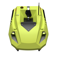 Bateau à appâts HOIWELL 12V GPS+BeiDou à double système satellite en plastique avec sonar, télécommande 500M, trémie 2kg et retour automatique pour la pêche